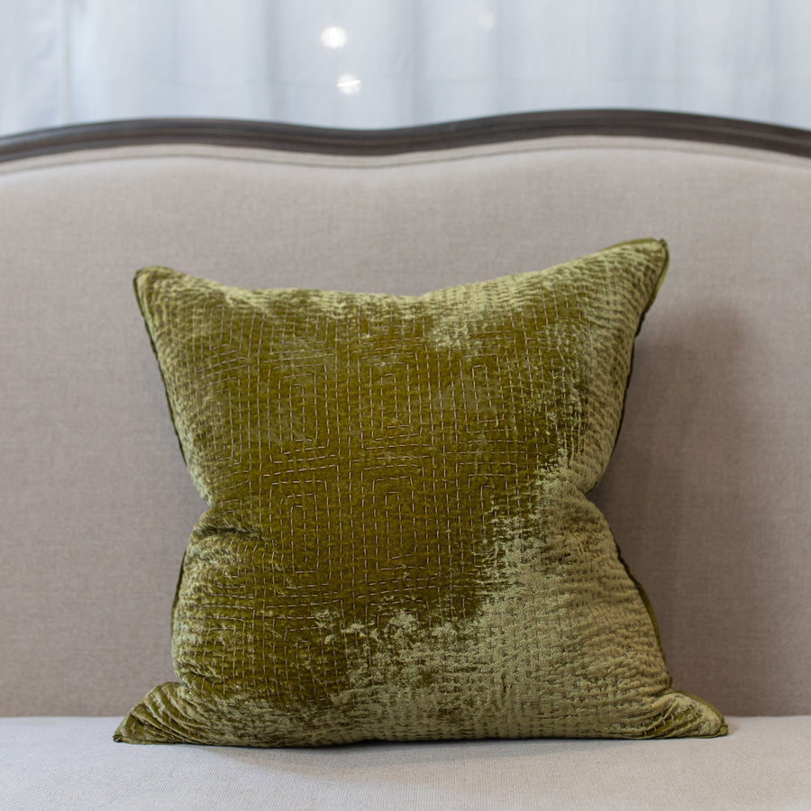 Foliate Green Cushions - Metril 22’ x - Anke Drechsel - Cushion - $435