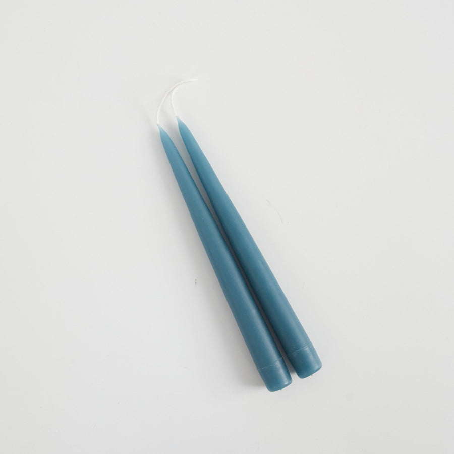 Hand-dipped Tapers - Antique Blue / 9’ - Danica Design - Fragrance - $13