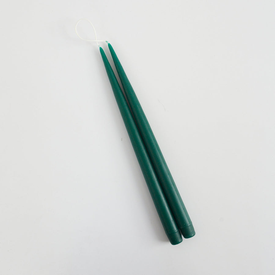 Hand-dipped Tapers - Forest Green / 13’ - Danica Design - Fragrance - $15