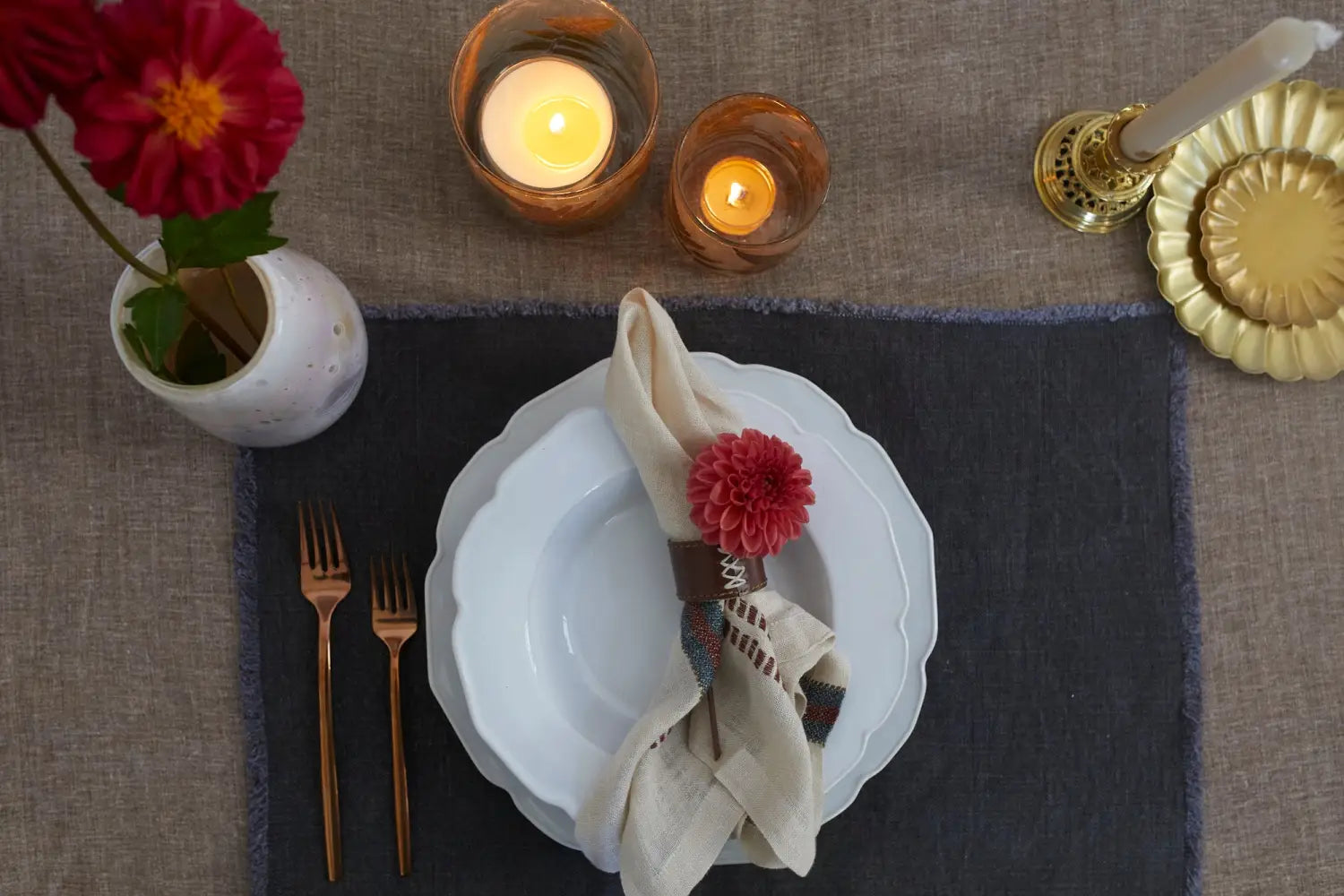 Curated Tablescapes for Thanksgiving Dinner