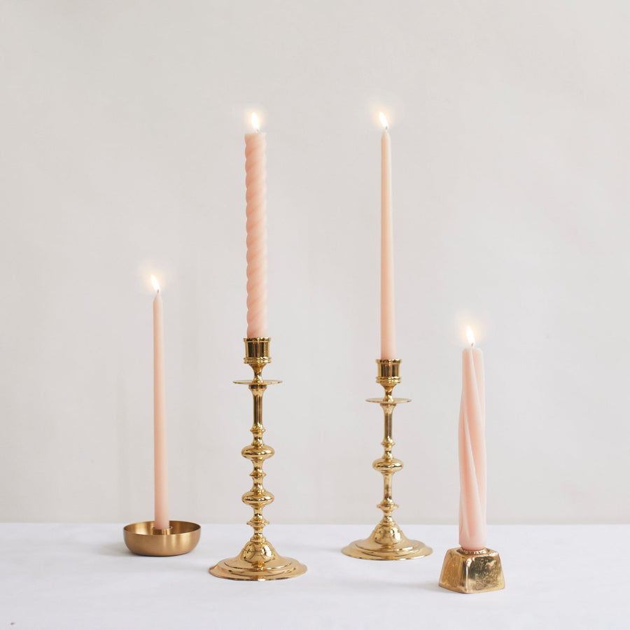 10’’ Rope Tapers - Blush - Greentree Home Candle - Fragrance - $30