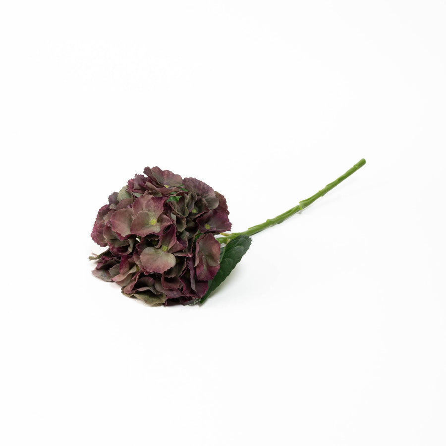 Antique Burgundy Hydrangea - 20 Inch - Mills Floral Company - Accessories - $18