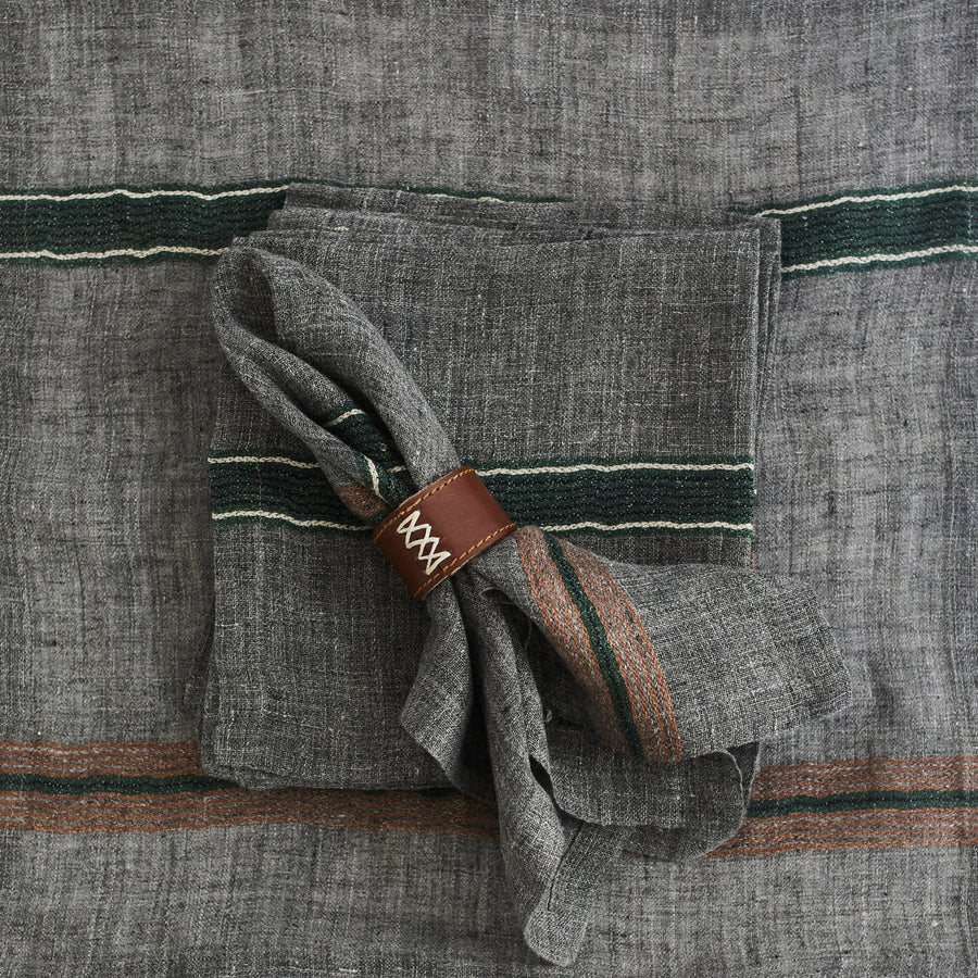Arlo Stripe Napkins - Set/6 - Libeco - Table - $240