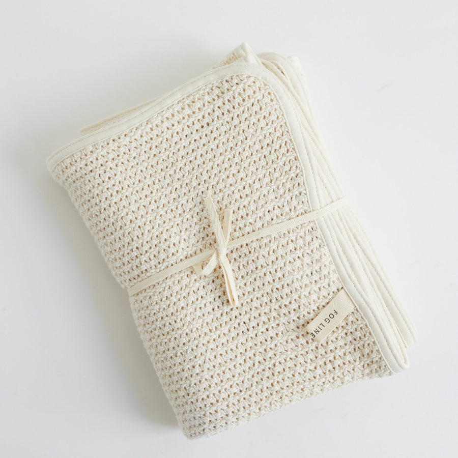 Baby Blanket - Fog Linen Work - $53