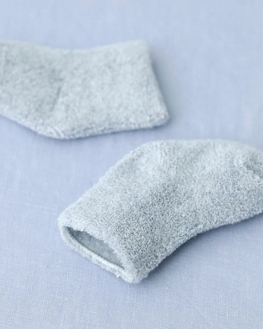 Baby Pile Socks - Blue - Fog Linen Work - $15