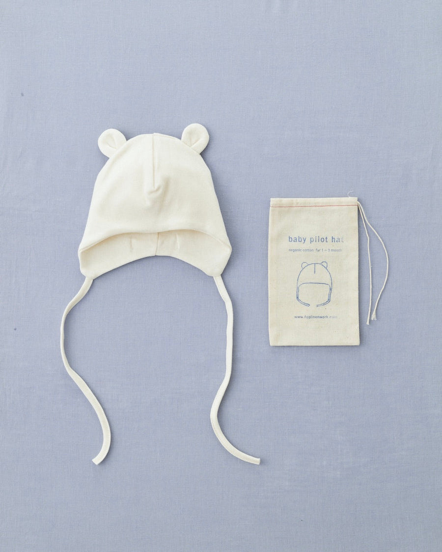 Baby Pilot Hat - Fog Linen Work - $23