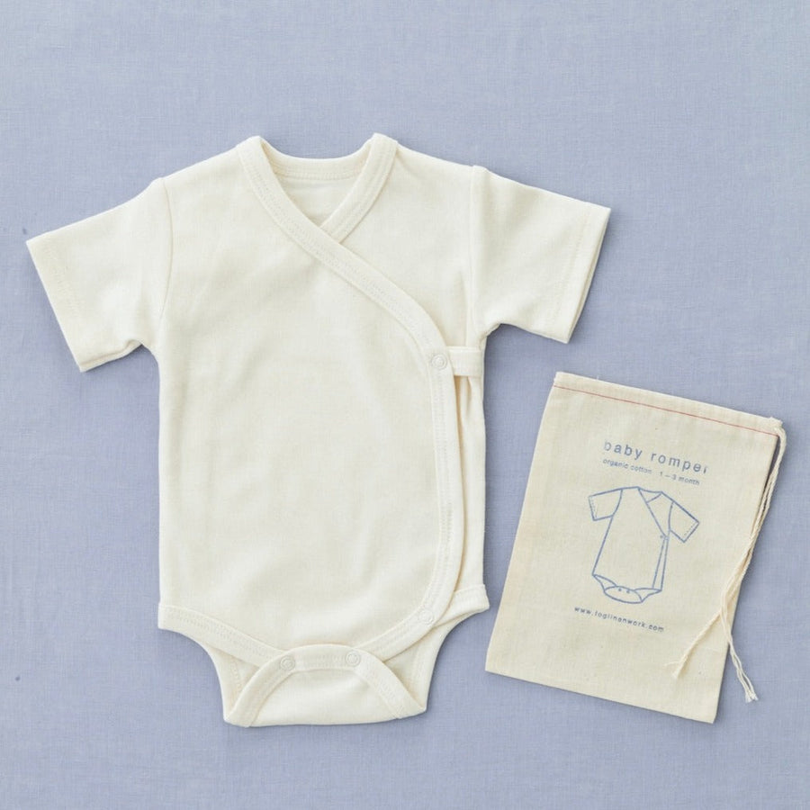 Baby Romper - Fog Linen Work - $33