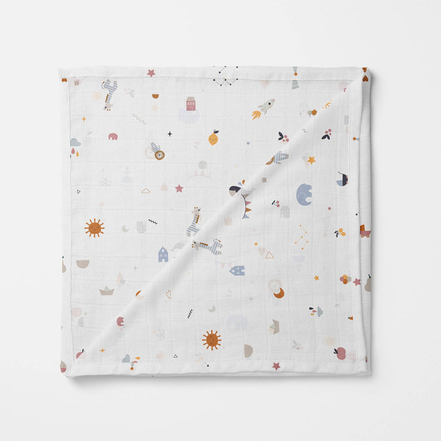 Bamboo Baby Swaddle Blanket Signature Print - Banks-Lyon Botanical - $28