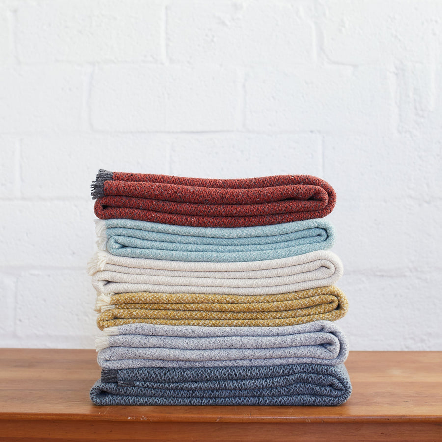 Barcelona Throws - Green Clay - Teixidors - Throw - $255