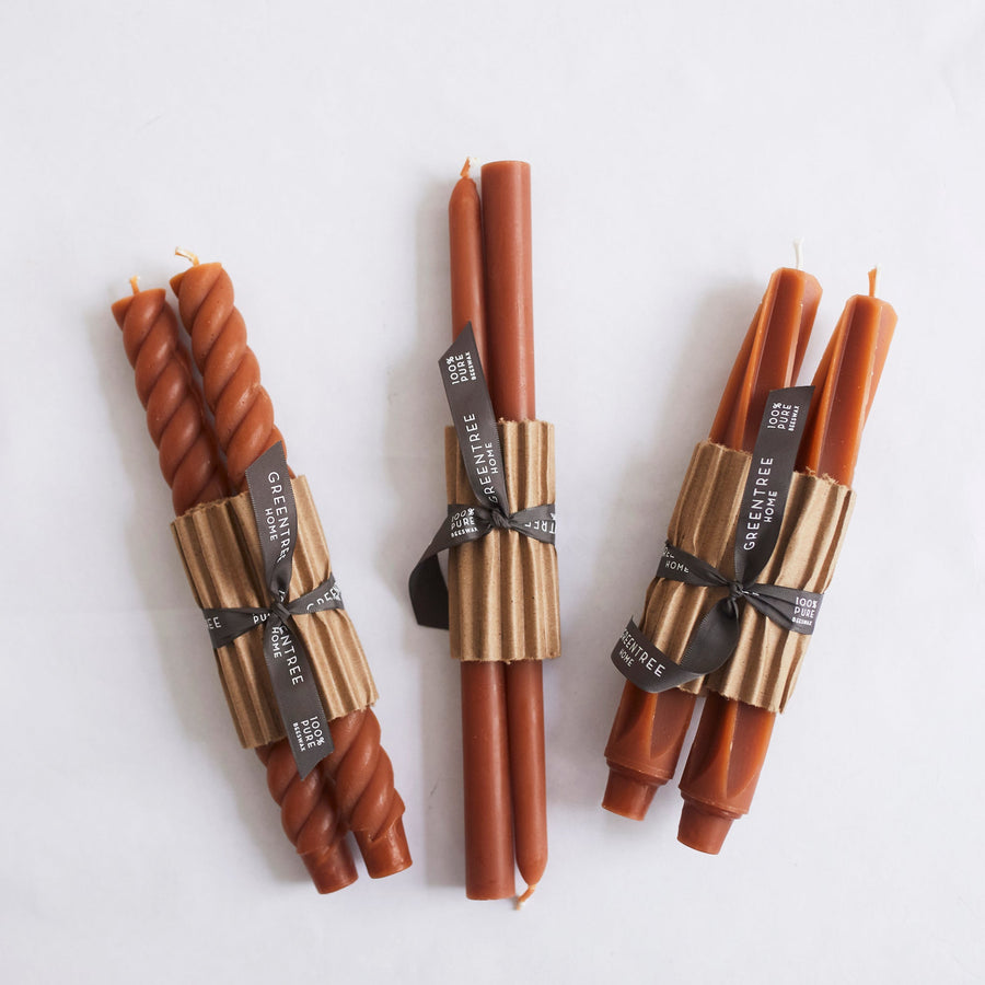 Beeswax Tapers - GreenTree Home - Fragrance - $17