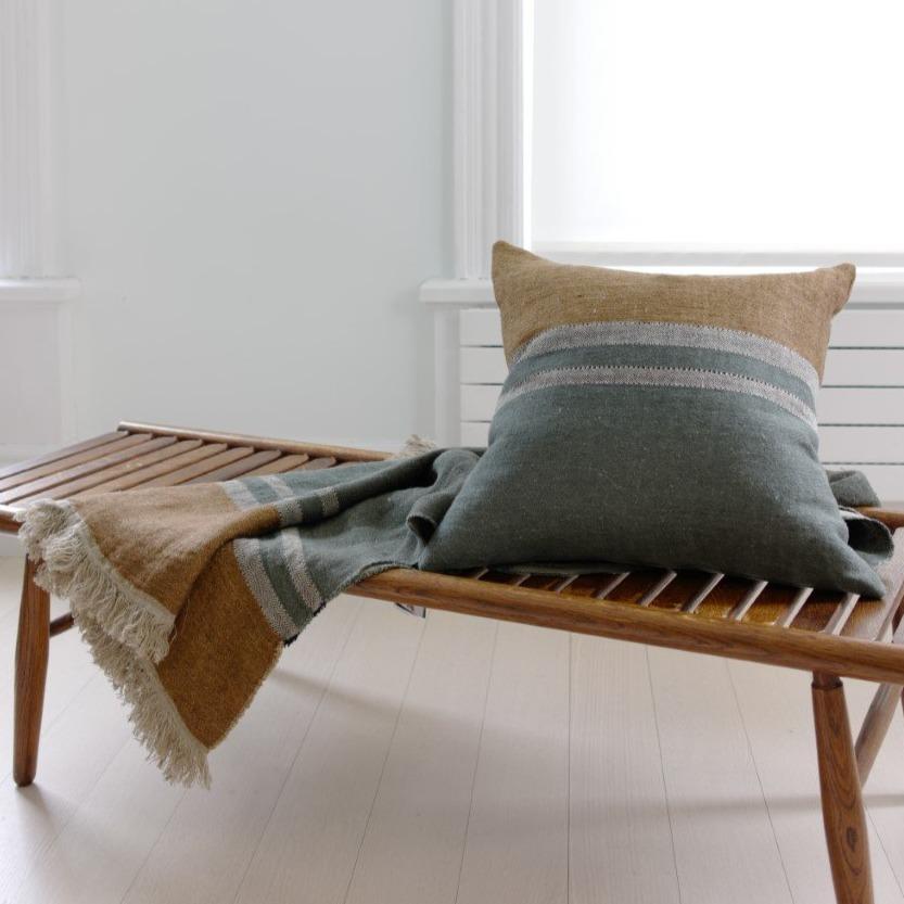 Belgian Linen Pillow - Alouette / 20’x20’ - Libeco - Cushion - $164
