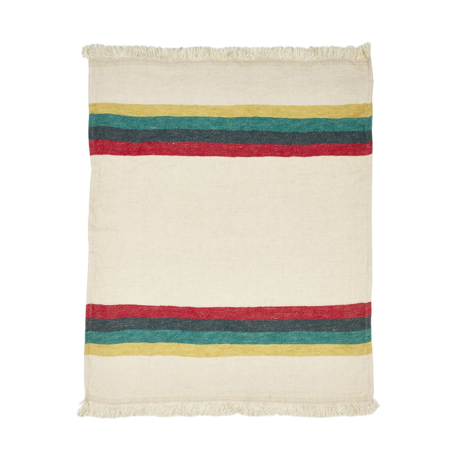 Belgian Towel - Hand- Set of Six - Special Order - Summer Stripe - Libeco - Bath - $336