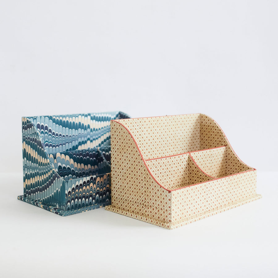 Block Printed Letter Sorter - Ochre - Craft Boat - Accessories - $145