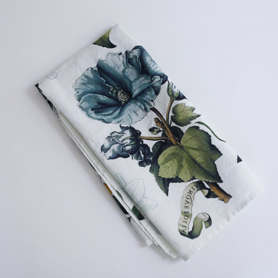 Blue Peony Kitchen Towel - 20’ x 28’ - Garnier Thiebaut - Table - $27