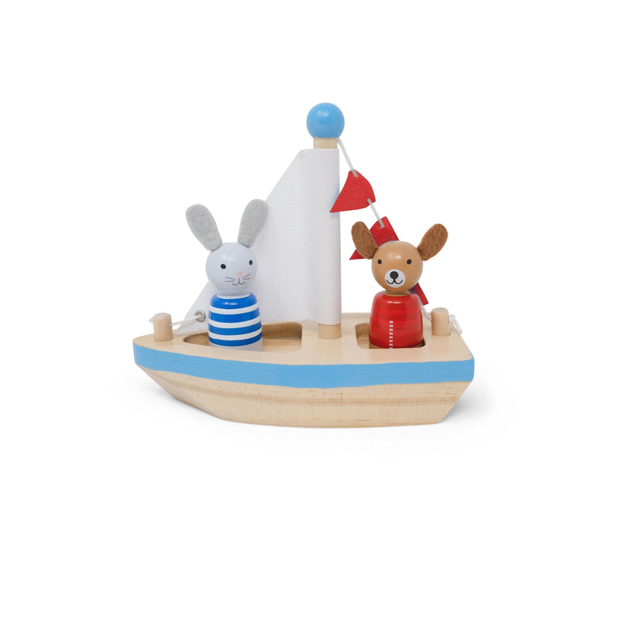 Boats & Buddies Bath Toy - Dog Bunny - Jack Rabbit Creations - Baby - $35