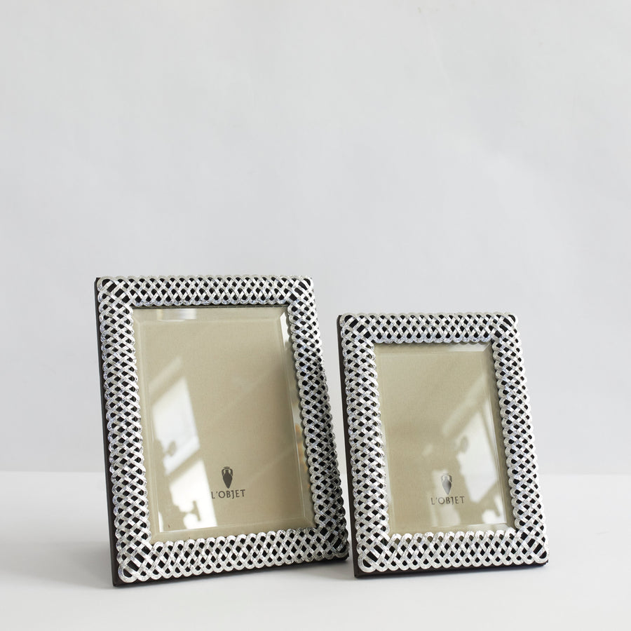 Braid Platinum Frame - L’objet - Design Objects - $250