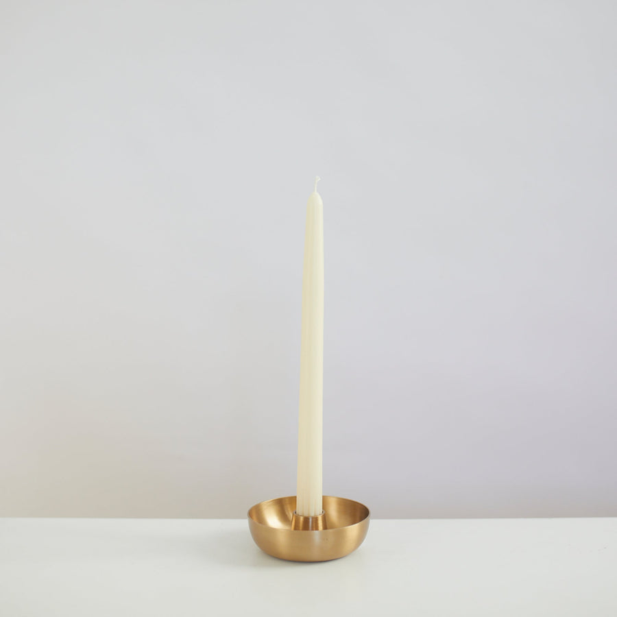 Brass Candle Holder - Fog Linen - Accessories - $43