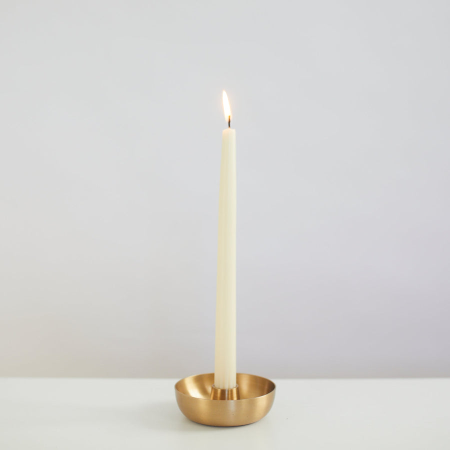 Brass Candle Holder - Fog Linen Work - Accessories - $45