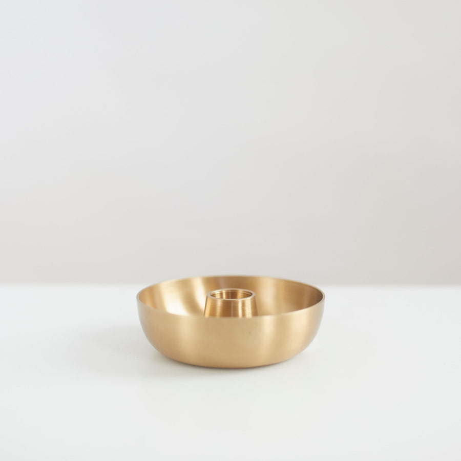 Brass Candle Holder - Fog Linen Work - Accessories - $45