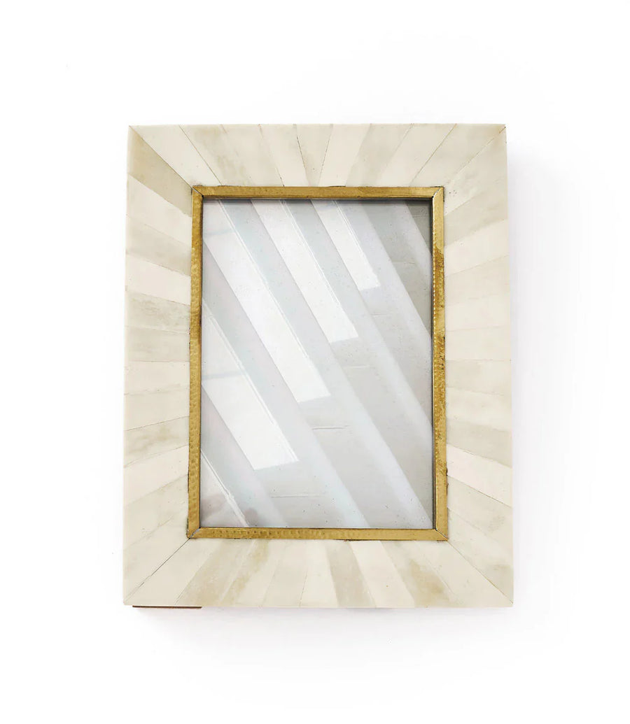 Brass Detailed Bone Frame - 5’’ x 7’’ Rectangle - Matr Boomie - Accessories - $68