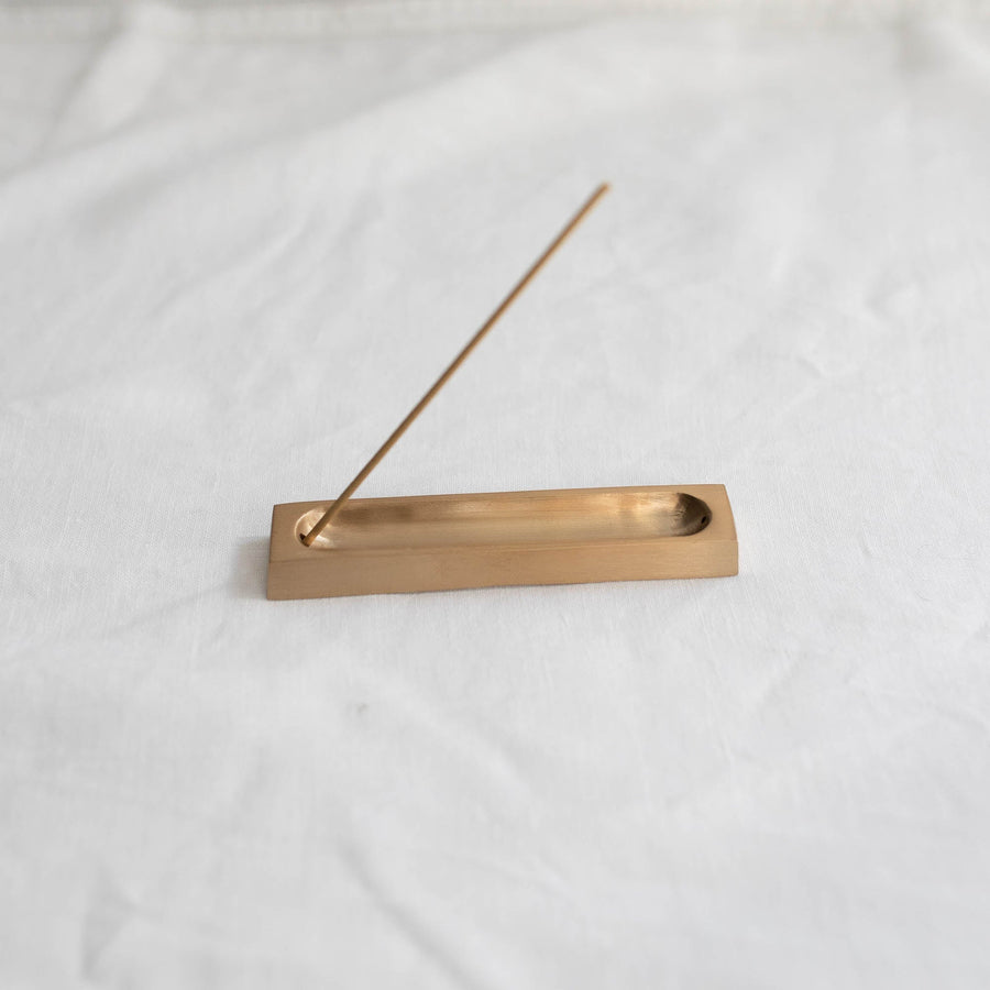 Brass Incense Holder - Fog Linen Work - Accessories - $32