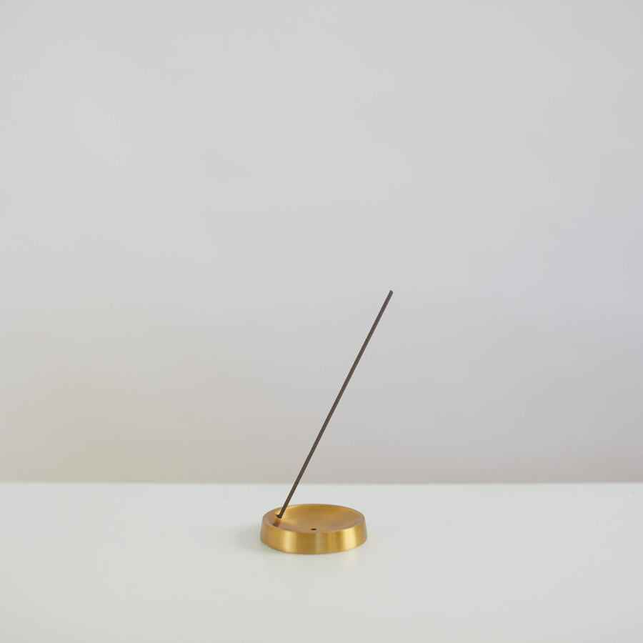 Brass Incense Holder - Round - Fog Linen Work - Accessories - $26