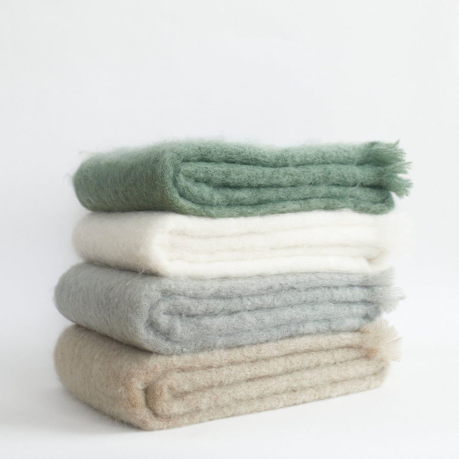 Brushed Mohair Throw - Lands Down Under $425