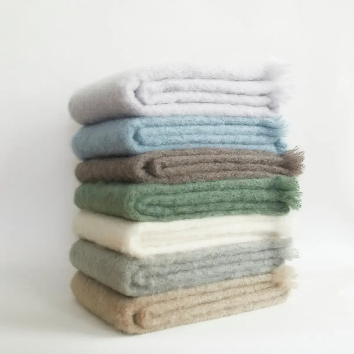 Brushed Mohair Throw - Lands Down Under
