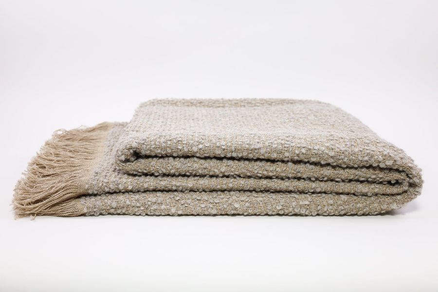 Bubley - 69 x 51’’ / Natural & Grey - uniq’uity - Throw - $850