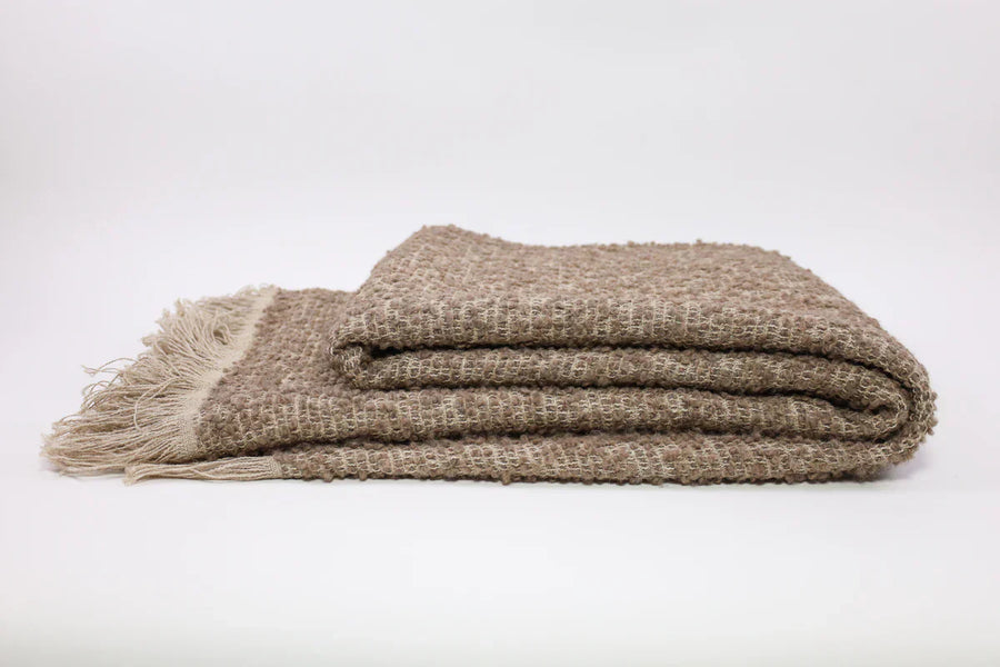 Bubley Throw - 106 x 51’’ / Natural Mink - uniq’uity - $1,300