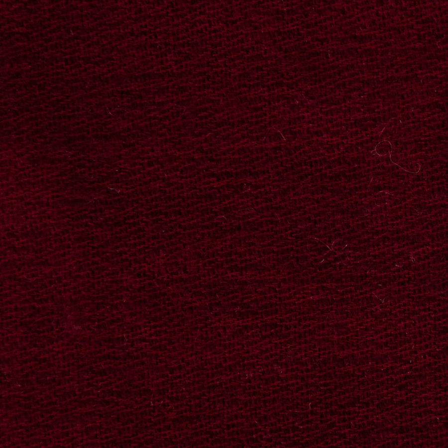 Cashmere Pashm Blanket No. 1 - 90x108’ / Burgundy Ian Saude $3,495