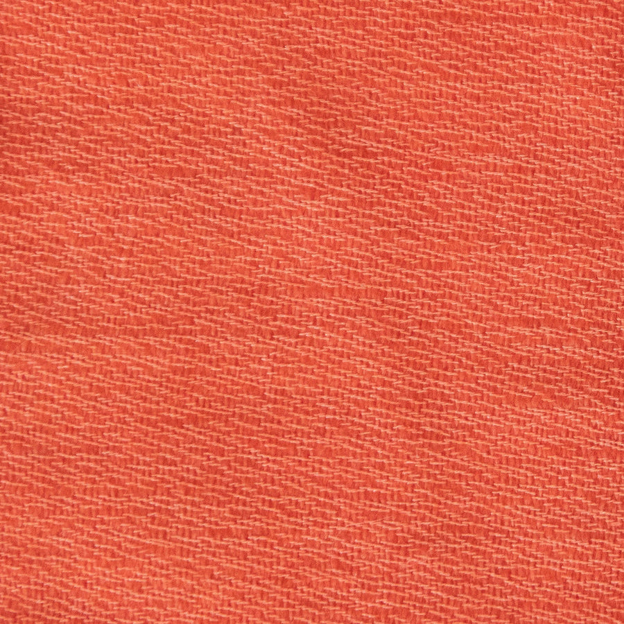 Cashmere Pashm Blanket No. 1 - 90x108’ / Deep Coral Ian Saude $3,495