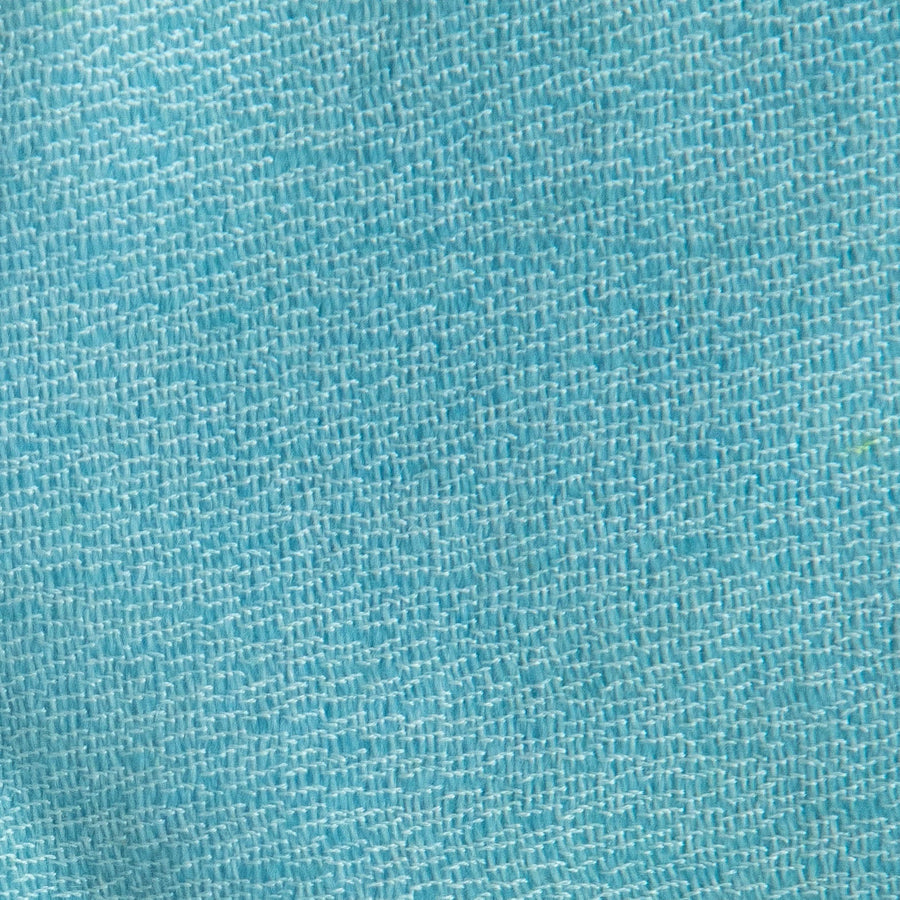 Cashmere Pashm Blanket No. 2 - 90x108’ / Pool Blue Ian Saude $3,495