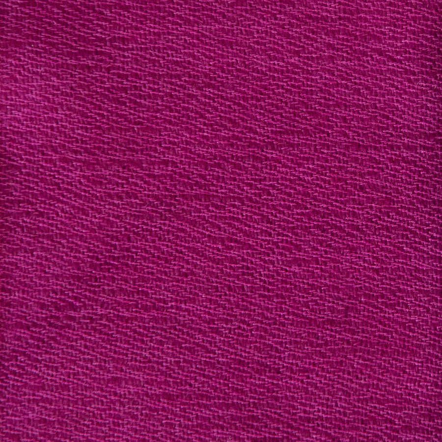 Cashmere Saia Throw No. 1 - 50x80’ / Berry / Plain Hem - Ian Saude - $1,459