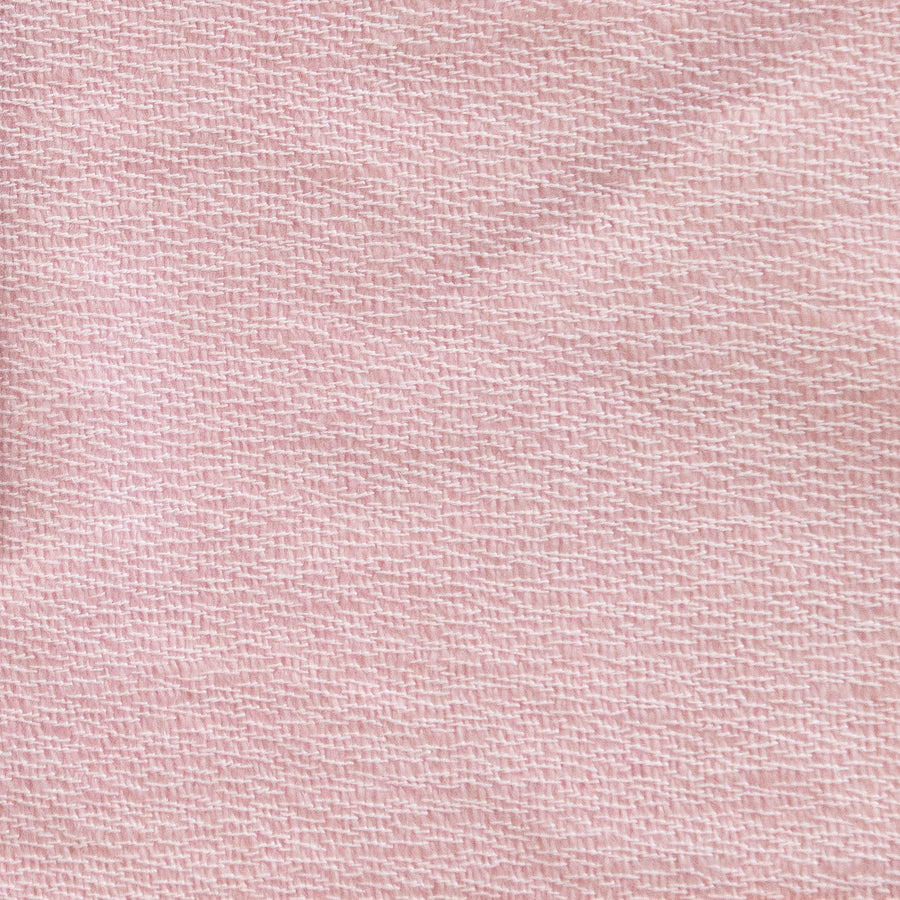 Cashmere Saia Throw No. 1 - 50x80’ / Crystal Pink / Plain Hem - Ian Saude - $1,459