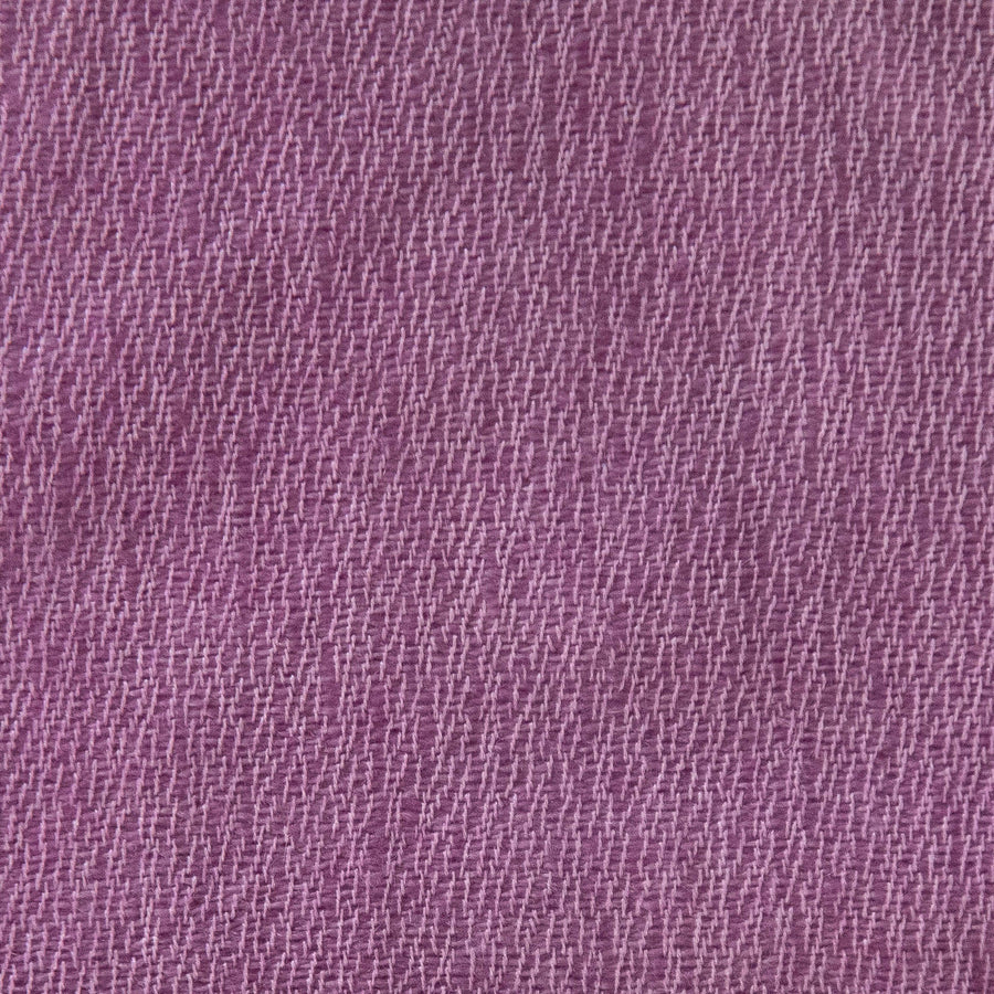 Cashmere Saia Throw No. 1 - 50x80’ / Purple Haze / Plain Hem - Ian Saude - $1,459