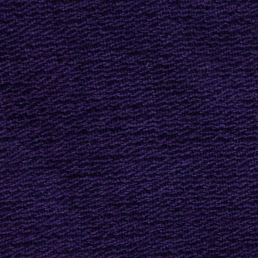 Cashmere Saia Throw No. 1 - 50x80’ / Royal / Plain Hem - Ian Saude - $1,459