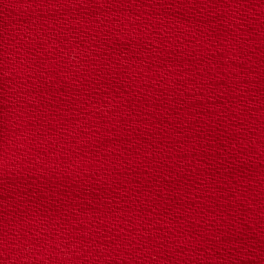 Cashmere Saia Throw No. 1 - 50x80’ / Tomato / Plain Hem - Ian Saude - $1,459