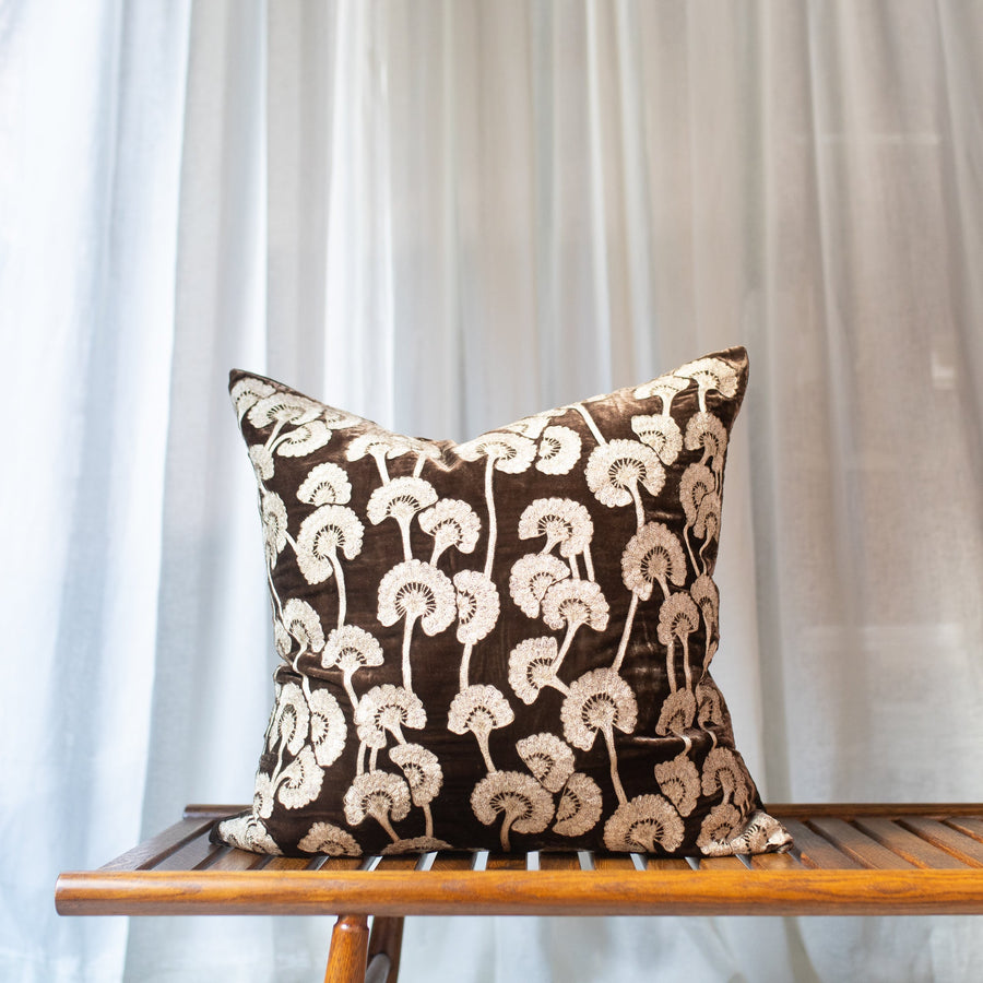 Chestnut Cushions - Flower Head II 24’ x - Anke Drechsel - Cushion - $765