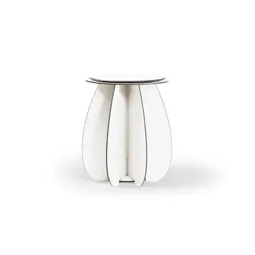 Cholla Stool - 15.7’’dia x 17.7’’h / White - Ibride - Furniture - $395