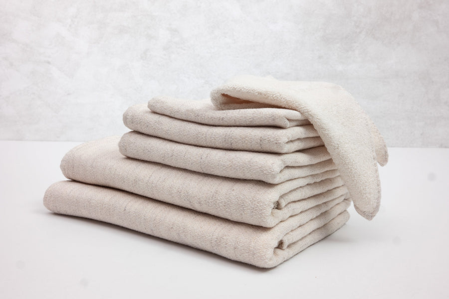 Claire Towels - Hand Towel - 12.5” x 32’’ / Almond - Morihata International Ltd.Co - Bath - $33