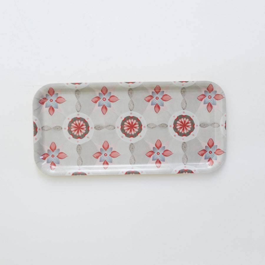 Coral Tile Birchwood Tray - 1001 - 11’’ x 5.1/4’’ - Form Press - Accessories - $38