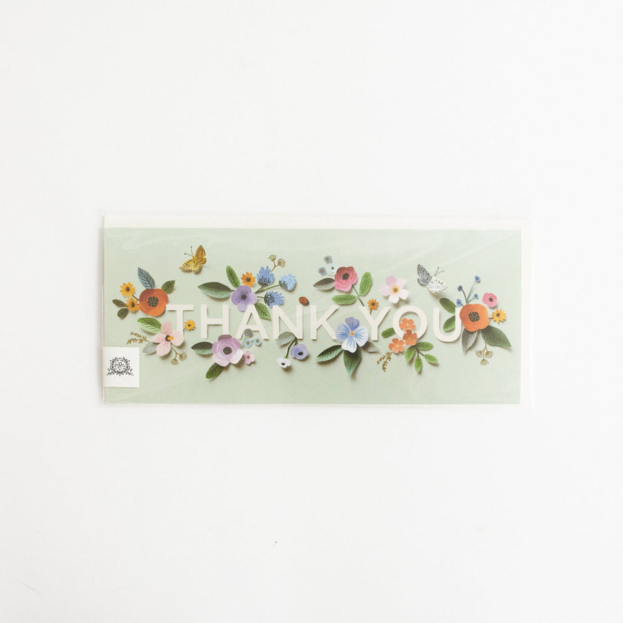 Cut Paper Thank You Card #10 - Rifle Co. - Cards - $6
