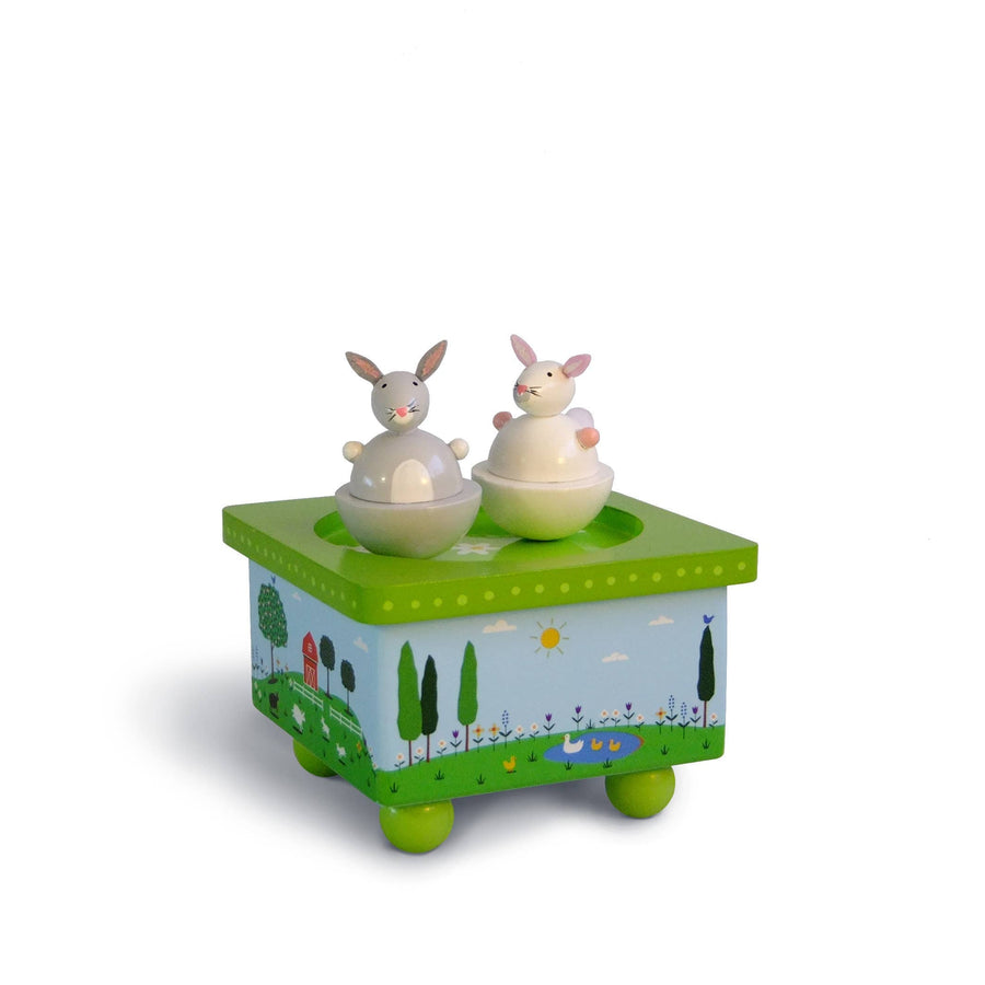 Dancing Bunnies Music Box - Jack Rabbit Creations - Baby - $38