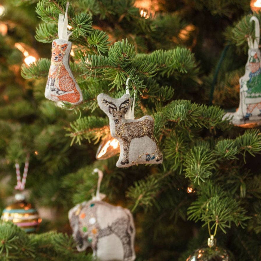 Deer with Lights Ornament - Coral & Tusk - Holiday - $37