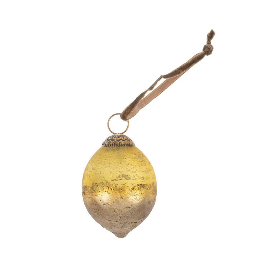 Dew Drop Bauble Ornament Chartreuse - Small - Indaba Trading - Holiday - $12