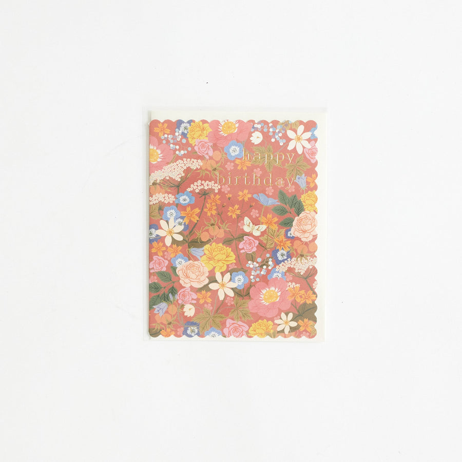 Dusk Flora Birthday Card - Botanica Paper Co. Cards $6