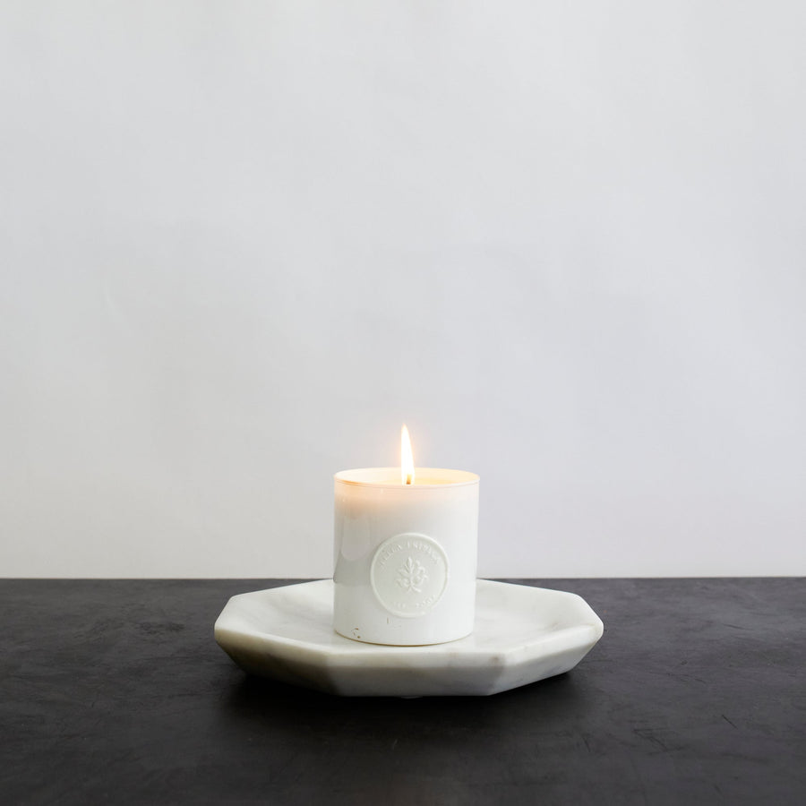 Essex Marble Octagon Plate - White / HomArt - Accessories - $38