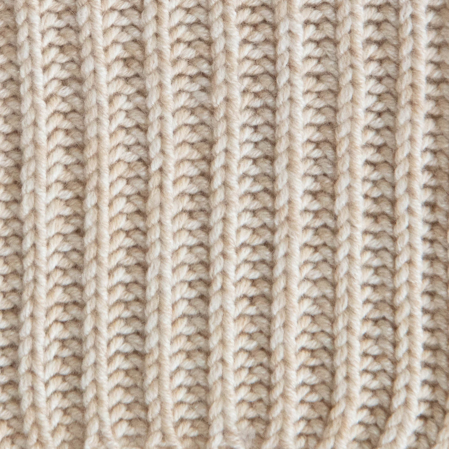 Ettore Throw - 50 x 80’’ / Light Beige/White Melange - Ian Saude - $2,995