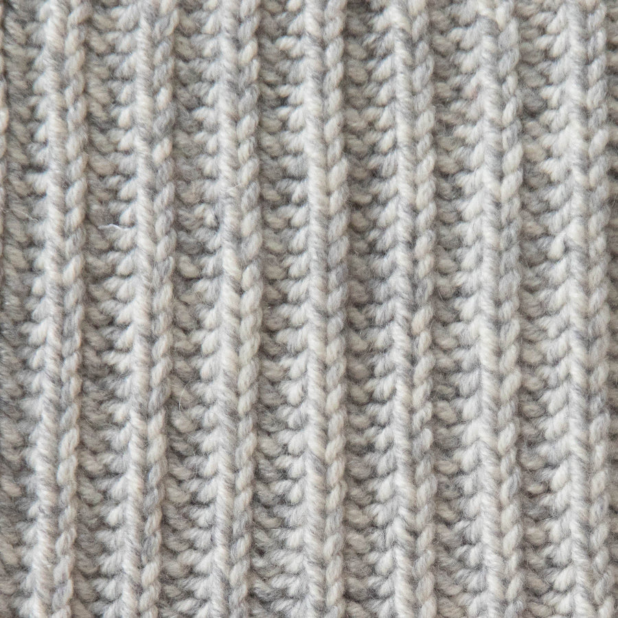 Ettore Throw - 50 x 80’’ / Light Grey/White Melange - Ian Saude - $2,995